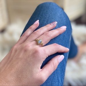 Mystical Starlight Marquis Ring